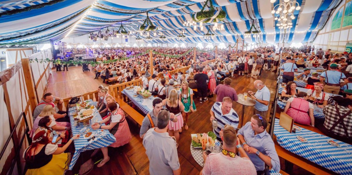 Oktoberfest Brisbane Tent From Vip Area